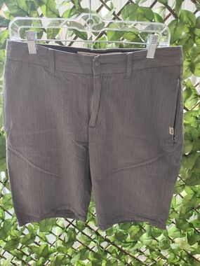 Vans Men's Gray Pinstripe Shorts